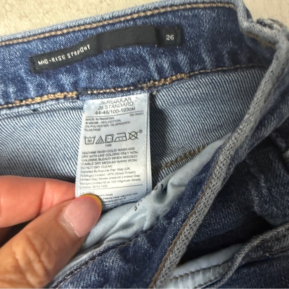 Banana Republic jeans mid-rise straight size 26 - Picture 8 of 12